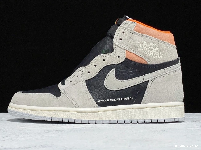 Rep 555088-018 OG 1 Retro Grey High Air Jordan Neutral 0804